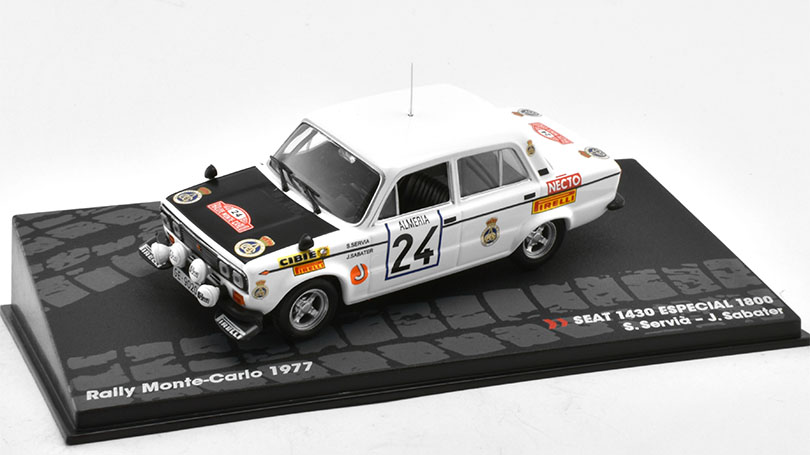 Seat 1430 Special 1800 Rally Monte Carlo 1977 1:43 SpecialC. časopis s modelem