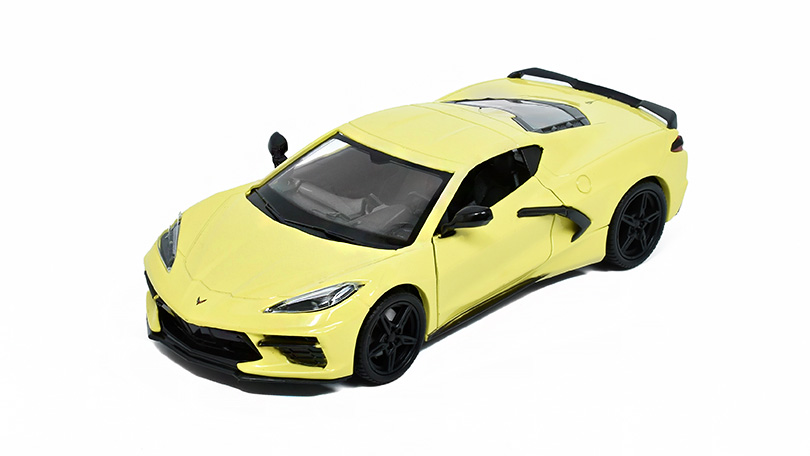 Chevrolet Corvette C8 Stingray 2020 limetková 1:24 - MOTORMAX 