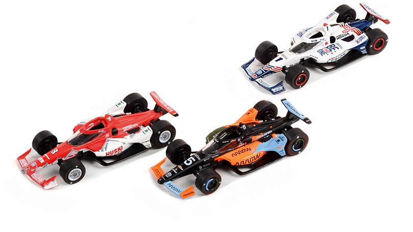 Sada 3 ks. Honda IndyCars "106. Indianapolis 500" 2022 1:64 - Brekina