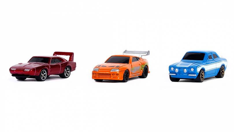 Sada 3 ks autíček z filmu Fast and Furious 1:87 - Jada Toys