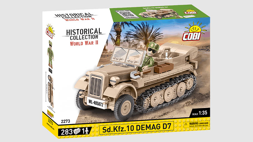 Sd.Kfz.10 DEMAG D7 Německé polopásové vozidlo - stavebnice 1:35 - COBI