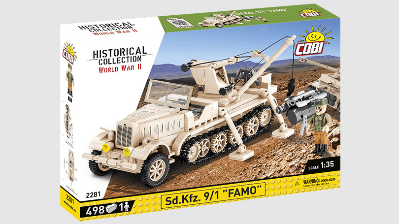 Sd.Kfz. 9/1 FAMO Německé polopásové vozidlo - stavebnice 1:35 - COBI