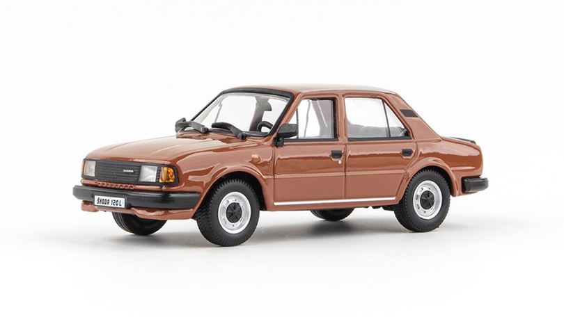 Škoda 120L 1984 Skořicová Hnědá 1:43 - Abrex