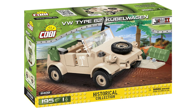 Volkswagen typ 82 Kübelwagen - stavebnice - COBI