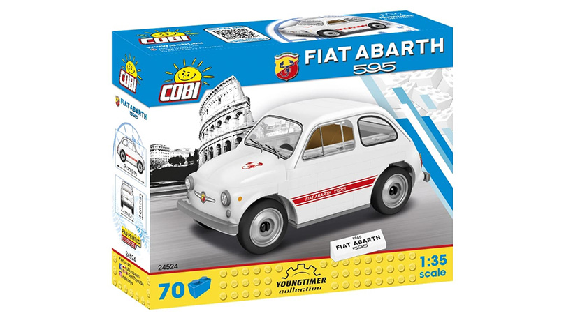 Fiat Abarth 595 - stavebnice 1:35 - COBI