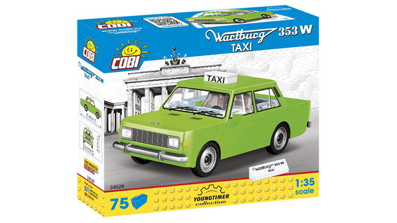 Wartburg 353W TAXI - stavebnice 1:35 - COBI