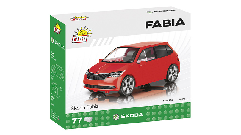 Škoda Fabia - stavebnice 1:35 - COBI