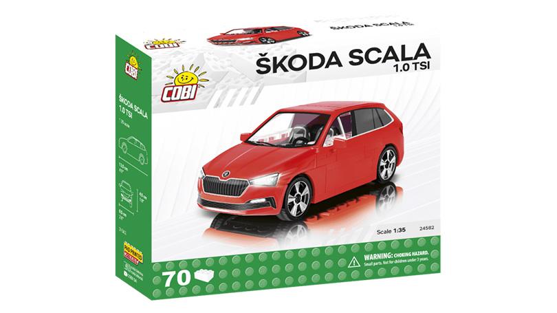 Škoda Scala 1.0 TSI - stavebnice 1:35 - COBI