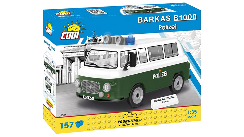 Barkas B1000 Policie - stavebnice 1:35 - COBI