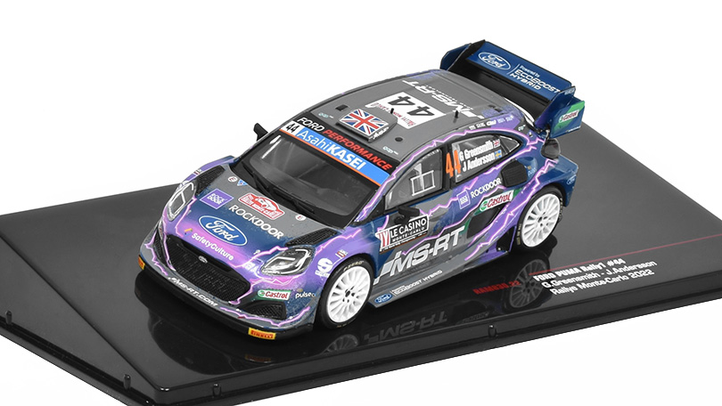 Ford Puma Rally1 #44 Rallye Monte-Carlo 2022 Greensmith 1:43 - IXO Models