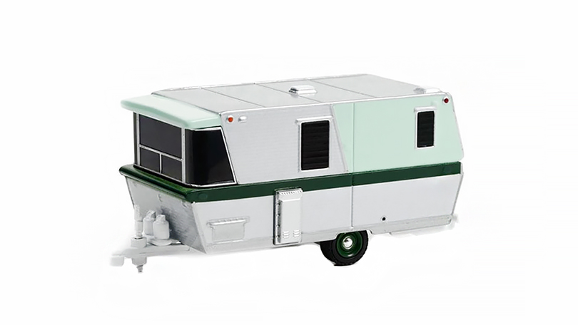 Caravan Trailer Holiday House 1962 1:64 - GreenLight