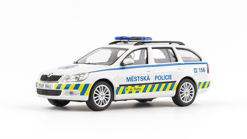 Škoda Octavia II FL Combi 2008 - MP Praha 89 1:43 - Abrex