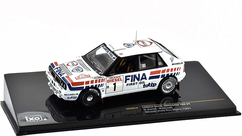 Lancia Delta Integrale 16V #1 Winner Rally San Remo 1991 1:43 - IXO Models