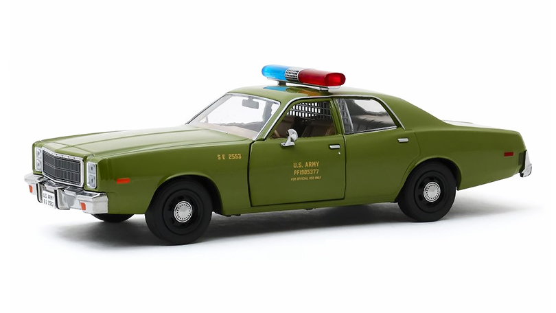 Plymouth Fury Military Police 1977 A-Team 1:24 - GreenLight