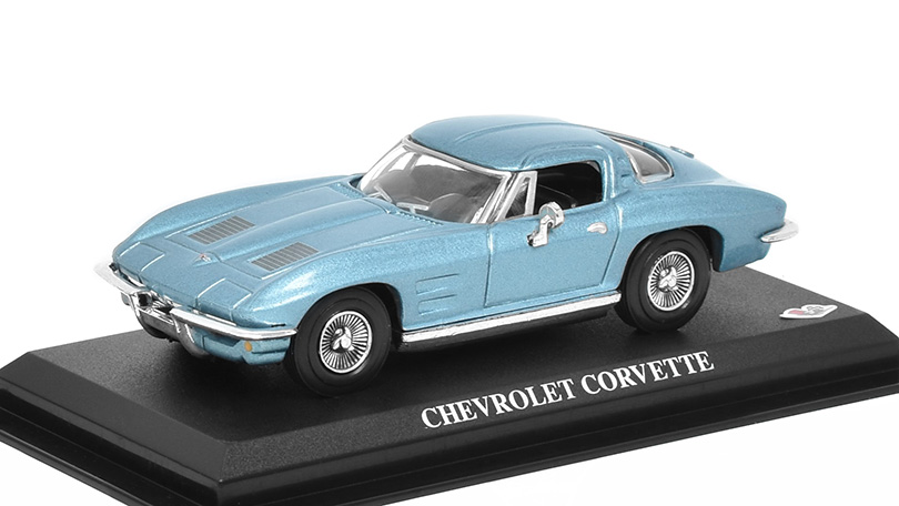 Chevrolet Corvette STING RAY- 1965 1:43 - Edicola časopis s modelem