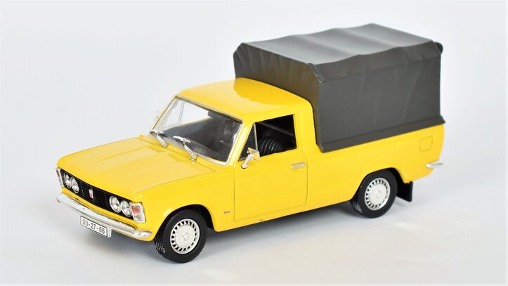 FIAT 125P PICK-UP 1:43 - Kultovní auta ČSSR časopis s modelem