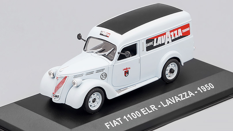 FIAT 1100 ELR Lavazza 1950 1:43 časopis s modelem