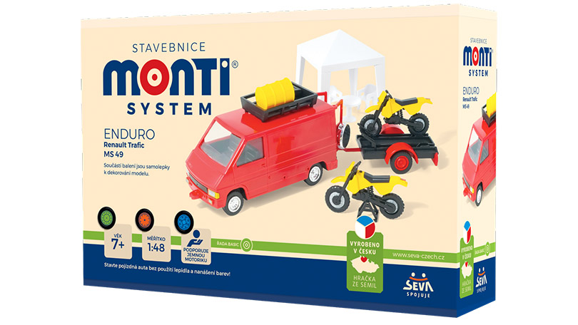 Renault Trafic Enduro - stavebnice 1:48 - Monti System