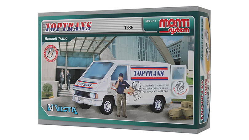 Renault Trafic Toptrans - stavebnice 1:35 - Monti System