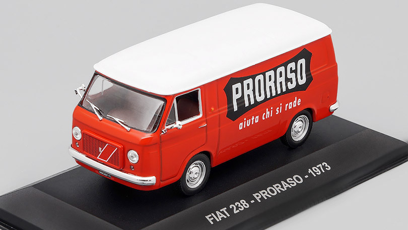 Fiat 238 Proraso 1973 1:43 - časopis s modelem