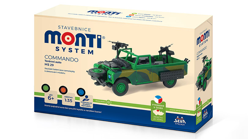 Commando Terenní auto - stavebnice 1:35 - Monti System