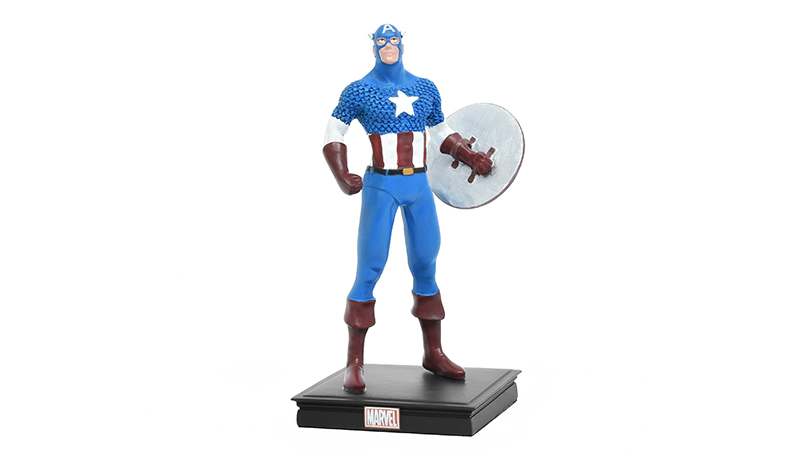 Captain America 1:16 - časopis s figurkou Hrdinové Marvel 3D