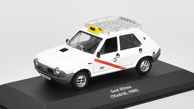 Seat Ritmo Madrid Taxi 1980 1:43 - Altaya časopis s modelem