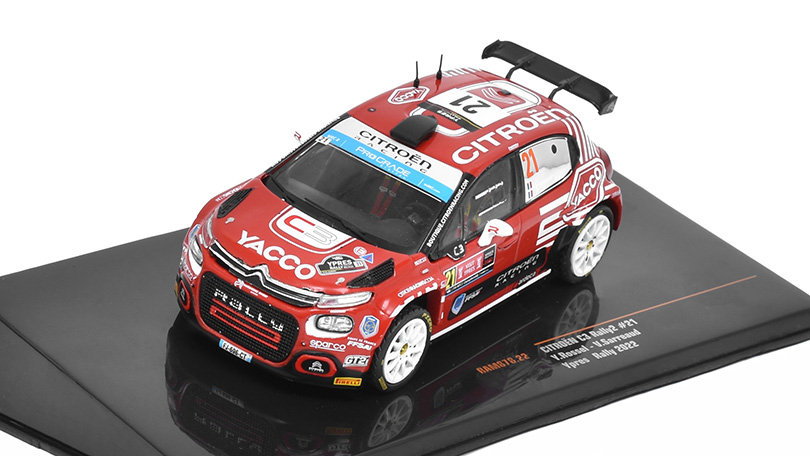 Citroen C3 Rally2 #21 WRC2 Rally Ypern 2022 1:43 - IXO Models