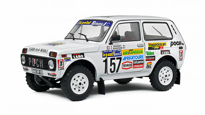 Lada Niva #157 Rally Dakar 1983 A. Trossat / E. Briavoine 1:18 - Solido