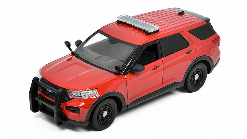 Ford Police Interceptor Utility červená 1:24 - MOTORMAX 