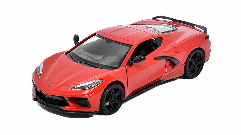 Chevrolet Corvette C8 Stingray 2020 červená 1:24 - MOTORMAX