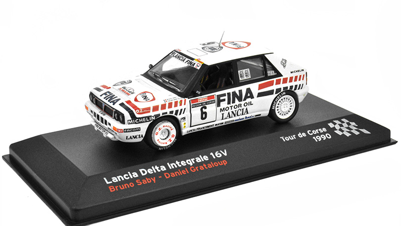 Lancia Delta Integrale 16V #6 Tour de Corse 1990 1:43 - Altaya časopis s modelem