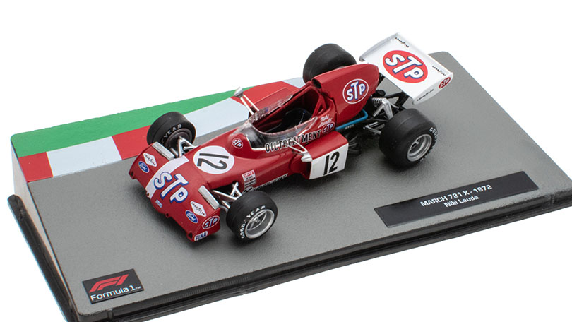 March 721 X #12 1972 Niki Lauda 1:43 - Formula 1 Cars časopis s modelem