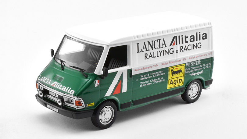 Iveco Furgone Alitalia Rally Assistance Van 1:43 SpecialC. časopis s modelem