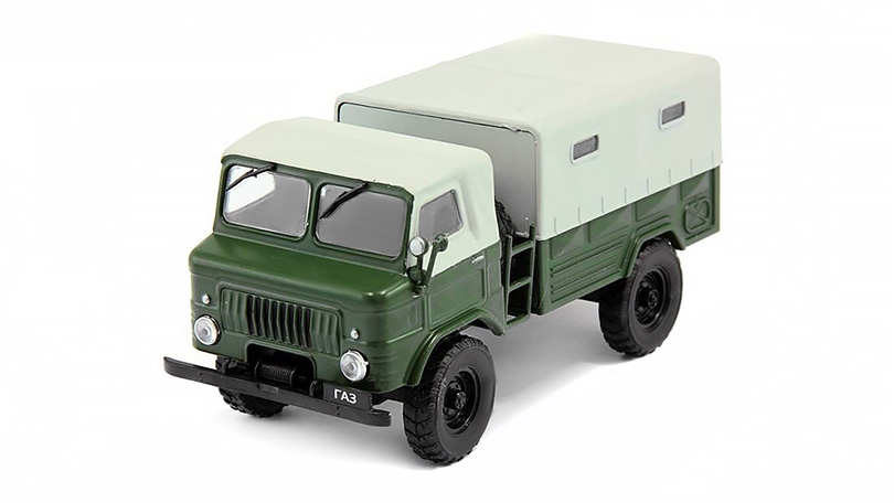 GAZ-62 1:43 - Kultovní auta SSSR časopis s modelem #109