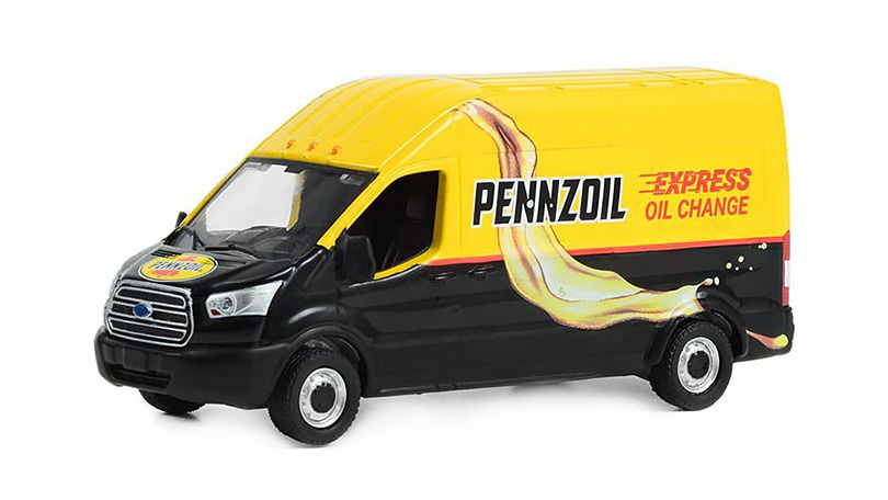 Ford Transit LWB High Roof 2019 Pennzoil 1:64 - GreenLight