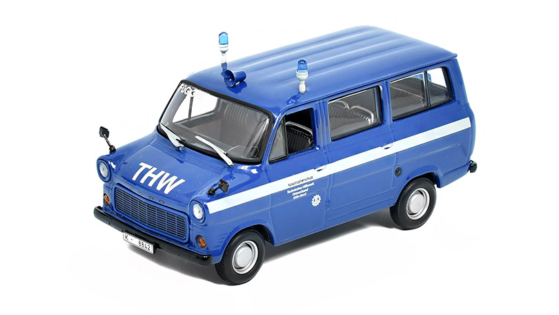 Ford Transit THW Koeln 1977 1:43 - Minichamps