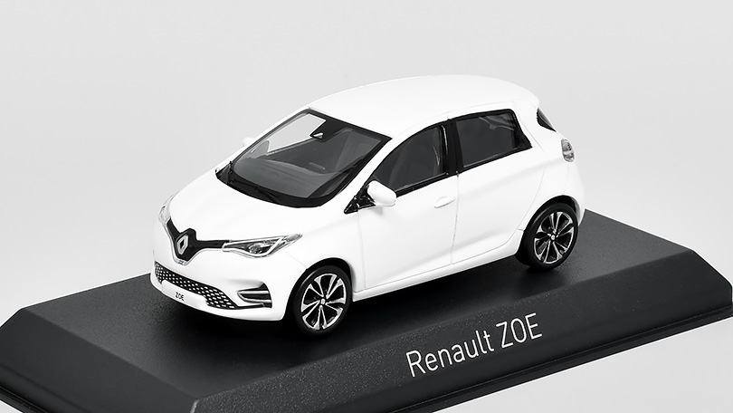 Renault ZOE 2020 bílá 1:43 - NOREV 