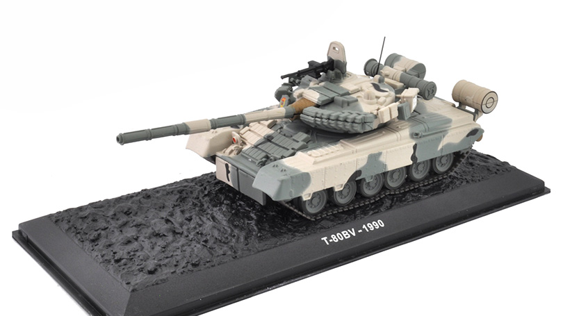 T-80 BV 1990 1:72 Atlas časopis s modelem 