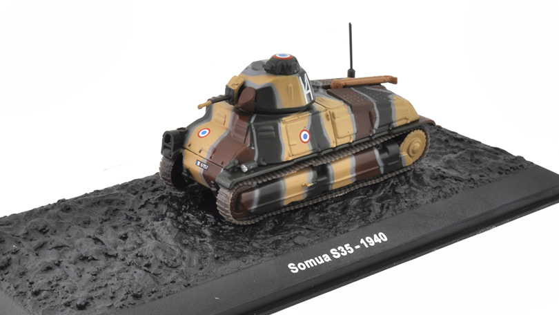 Somua S35 1940 1:72 Atlas časopis s modelem 