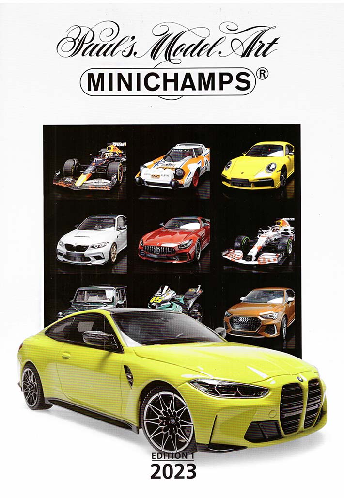 Katalog MINICHAMPS Edition 1 2023 1:4 1:8 1:10 1:12 1:18 1:43