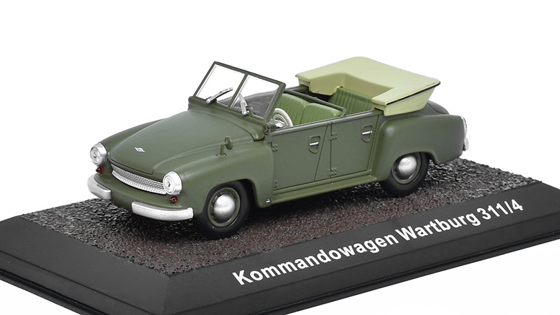 Kommandowagen Wartburg 311/4 1:43 Atlas časopis s modelem