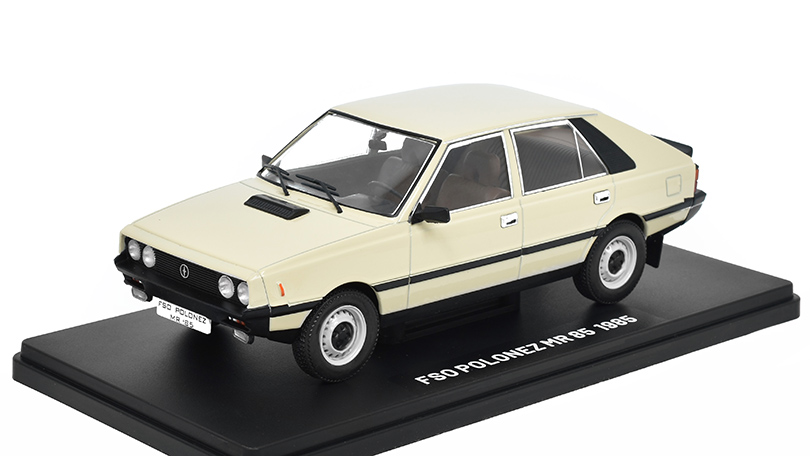 FSO Polonez MR 85 1985 1:24 - Hachette časopis Samochody PRL #79 s modelem