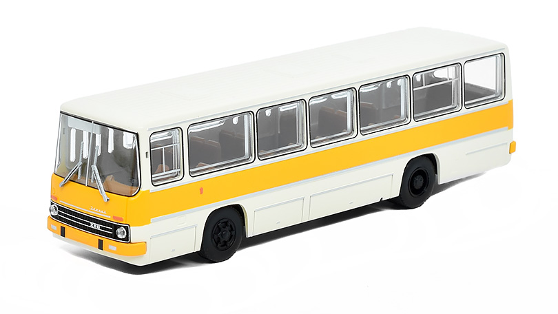 Ikarus 260 1972 bílá / oranžová 1:87 - Brekina