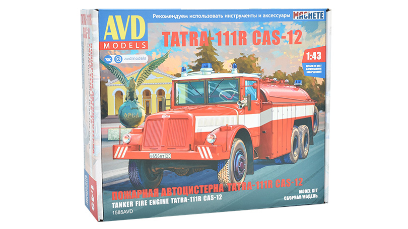 Tatra 111R CAS 12 Hasičská Cisterna - 1:43 AVD