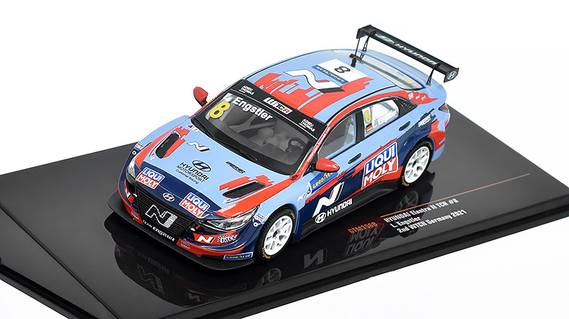 Hyundai Elantra N TCR #8 WTCR 2021 L. Engstler 1:43 - IXO Models 