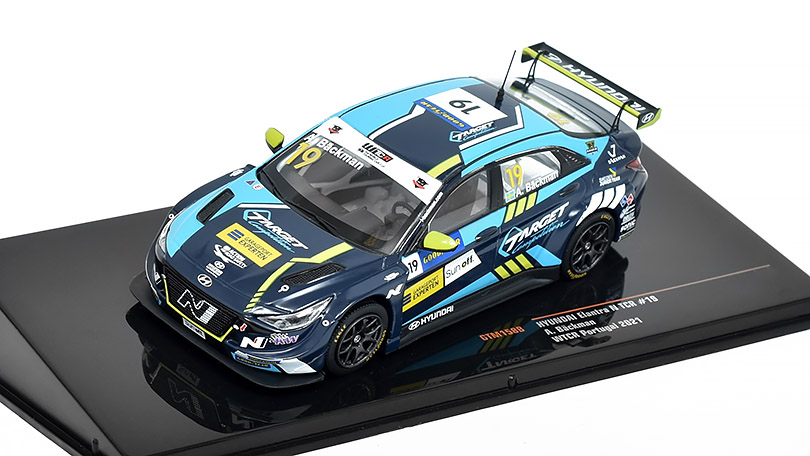 Hyundai Elantra N TCR #19 WTCR 2021 A. Bäckman 1:43 - IXO Models 