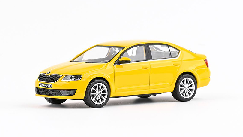 Škoda Octavia 3 2012 Žlutá Taxi 1:43 - Abrex