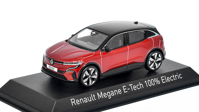 Renault Megane E-Tech 100% Electric 2022 červená 1:43 - NOREV 