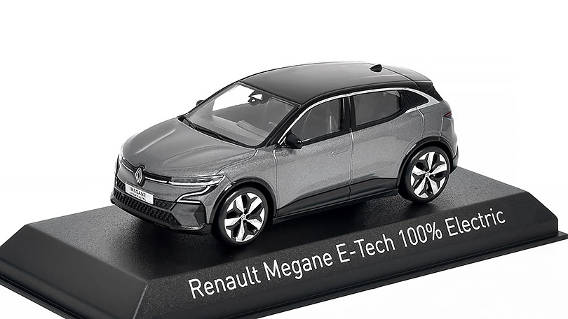 Renault Megane E-Tech 100% Electric 2022 šedá metalíza 1:43 - NOREV 